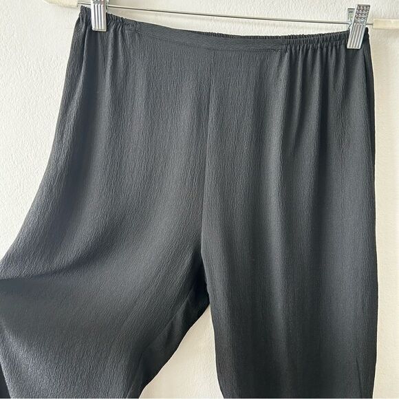 Citron Silk Pull-on Pant in black - Picture 2 of 11